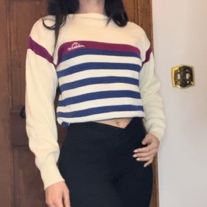Vintage early 90s Jordache women’s striped sweater